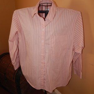 Men's A New Day button Front Shirt ~ Long Sleeved - Size XL - Light Orange